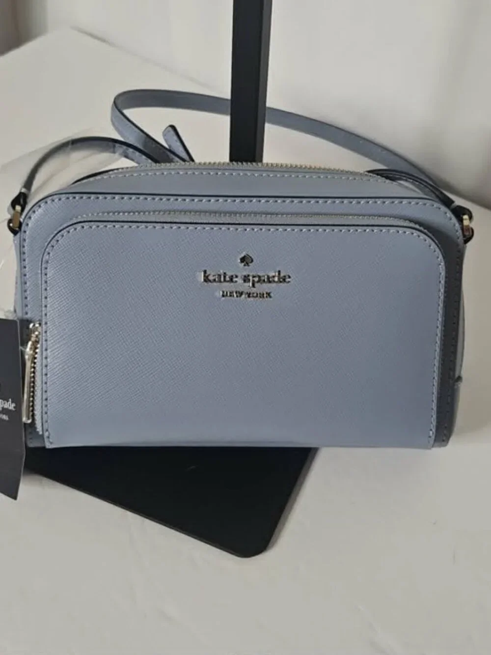 NWT Kate Spade Staci Mini Crossbody Bag – Muted Blue